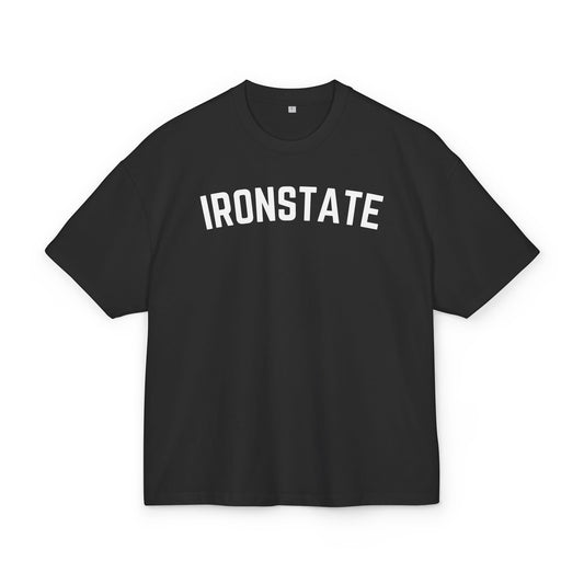 IronState 'Gym Rat' Box Tee — Heavy Muscle Fitness Shirt